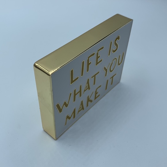“Life is what you make it” Stationary Desk Sign - Picture 3 of 5